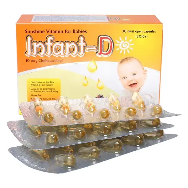 INFANT D - Viên uống tăng đề kháng, chắc răng, khoẻ xương - Úc - Rồng Vàng - Kuchen Vietnam