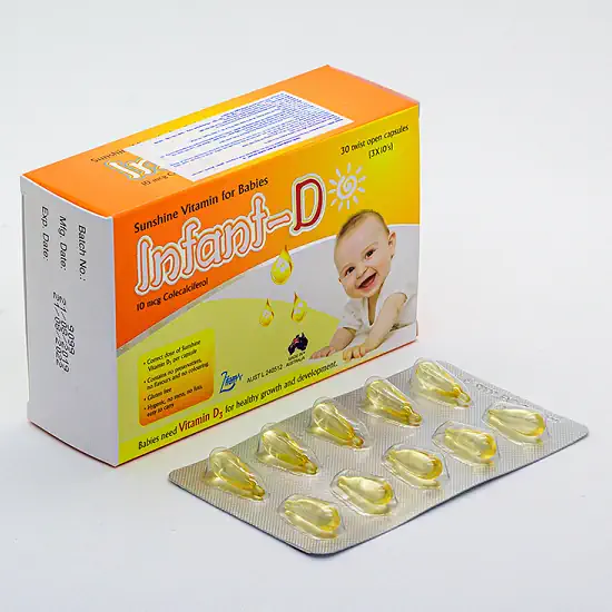 INFANT D - Viên uống tăng đề kháng, chắc răng, khoẻ xương chính hãng giá tốt - Rồng Vàng - Kuchen Vietnam