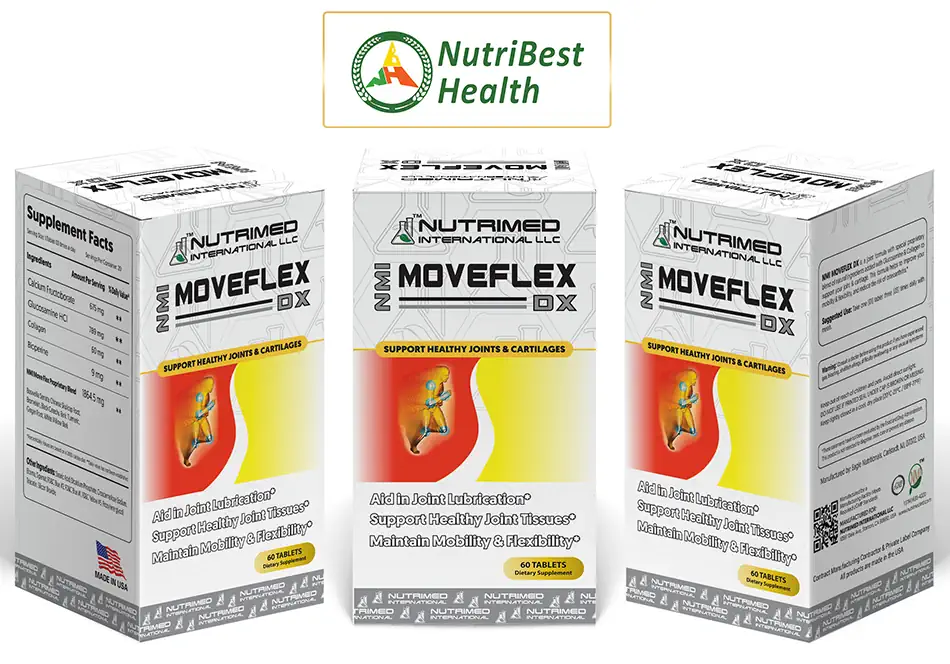 Thực phẩm bảo vệ khớp NMI- MOVEFLEX DX - NUTRIMED INTERNATIONAL LLC - Nutribest Health - Kuchen Vietnam