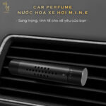 Nước hoa xe hơi Mine Đen Wood - Hương Gỗ ấm Mine Car Perfume Midnight