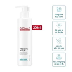 Cell Fusion C Expert – Sữa dưỡng ẩm & phục hồi hàng rào bảo vệ da BARRIEDERM INTENSIVE LOTION 200ml - Droppiishops