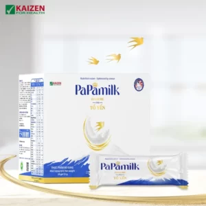 Sữa PaPamilk Diasure cho người tiểu đường chứa Tổ Yến, Calci và sữa non (3 in 1) – Hộp 24 gói (Gói 32gr)