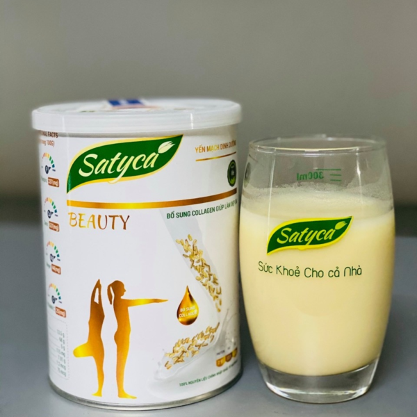 Sữa yến mạch dinh dưỡng Satyca Beauty dành cho phụ nữ, cân bằng nội tiết tố - Droppiishops