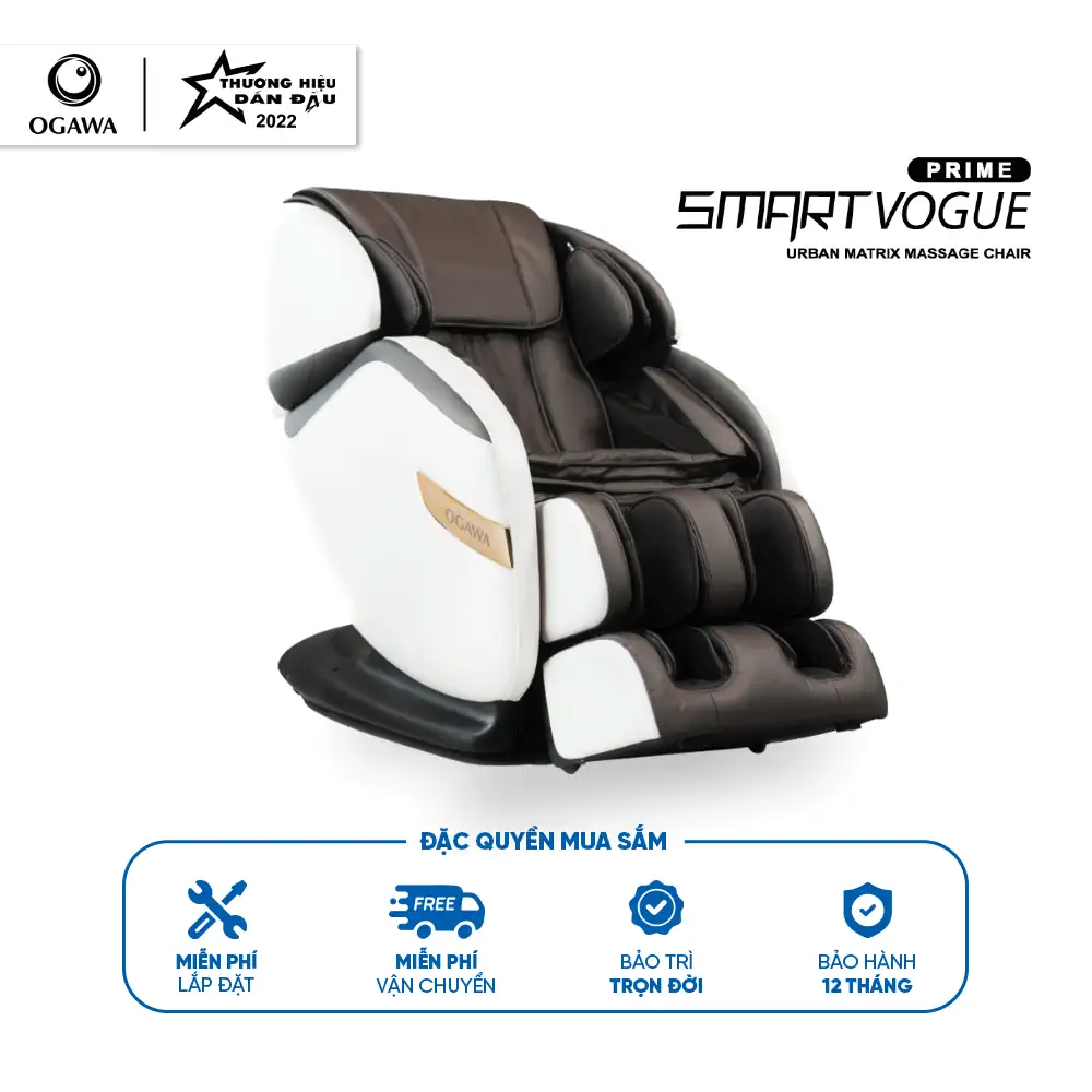 Ghế massage Smart Vogue Prime (OG-5569) Ogawa Malaysia - Thương hiệu dẫn đầu 2022 - Kuchen Vietnam