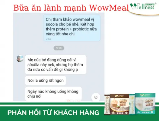 Khách hàng review Bữa ăn lành mạnh WOW MEAL và WOW MEAL F1 CHOCOLATE - Kuchen Vietnam