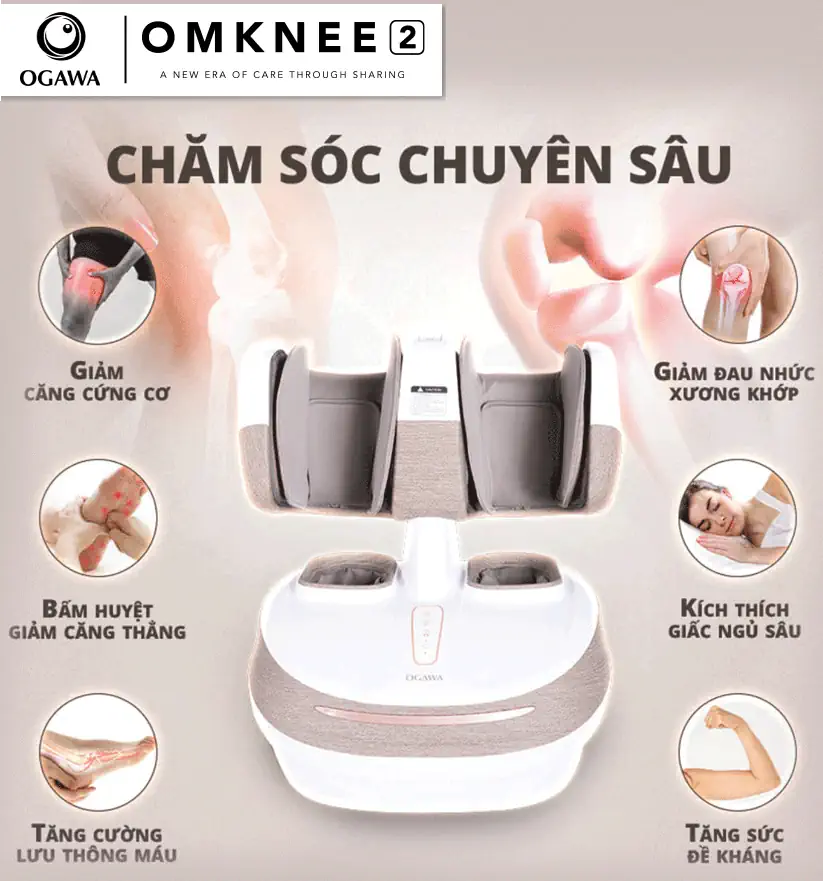 Máy massage chân – OGAWA foot reflexology Omknee 2.0 (OF-2004) chăm sóc chuyên sâu nhiều tính năng - Kuchen Vietnam