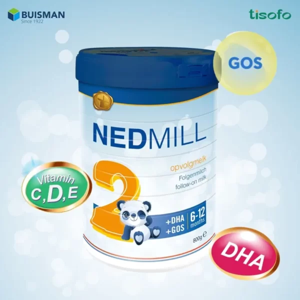 Nedmill Stage 2 800g (trẻ 6-12 tháng tuổi) chính hãng giá tốt - Kuchen Vietnam