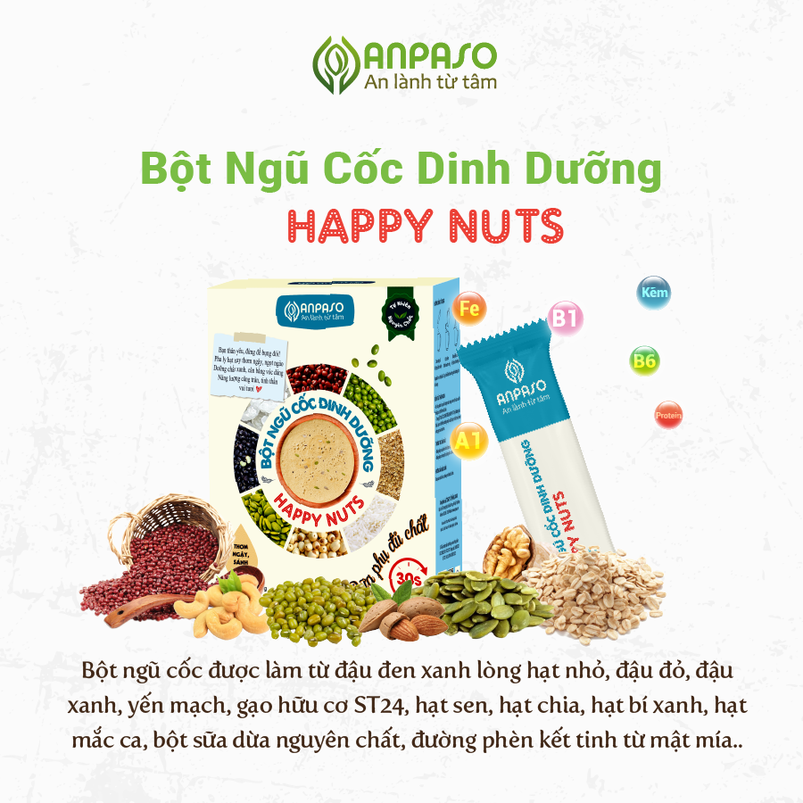 Ngũ Cốc Dinh Dưỡng Happy Nuts