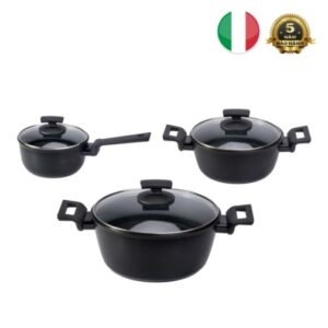 Bộ nồi Ý phủ kim cương Diamante Italy chính hãng giá tốt (3 sản phẩm) - KUCHEN - Kuchen Vietnam