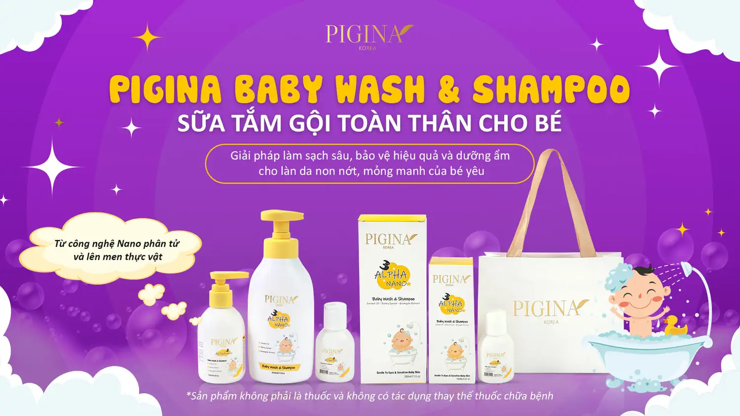 Thương hiệu Pigina - sản phẩm chăm sóc toàn diện sức khỏe và sắc đẹp khu vực nhạy cảm của phái nữ và làn da non nớt của trẻ em - Kuchen Vietnam