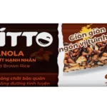 Thanh Gạo Lứt Hạnh Nhân Fitto Vị Sô Cô La - Fitto Granola Almond Brown Rice Chocolate